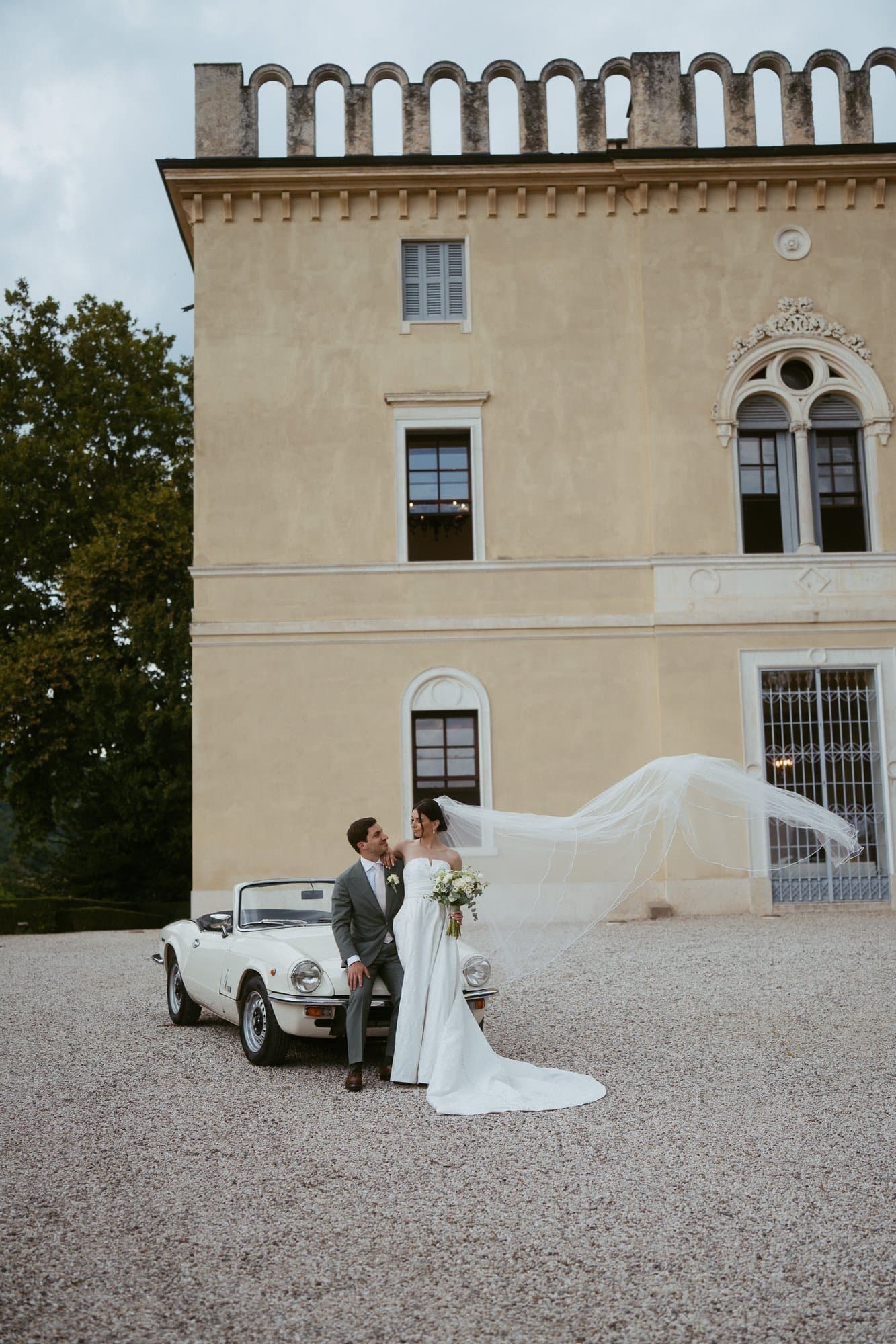 Destination wedding moment in Italy