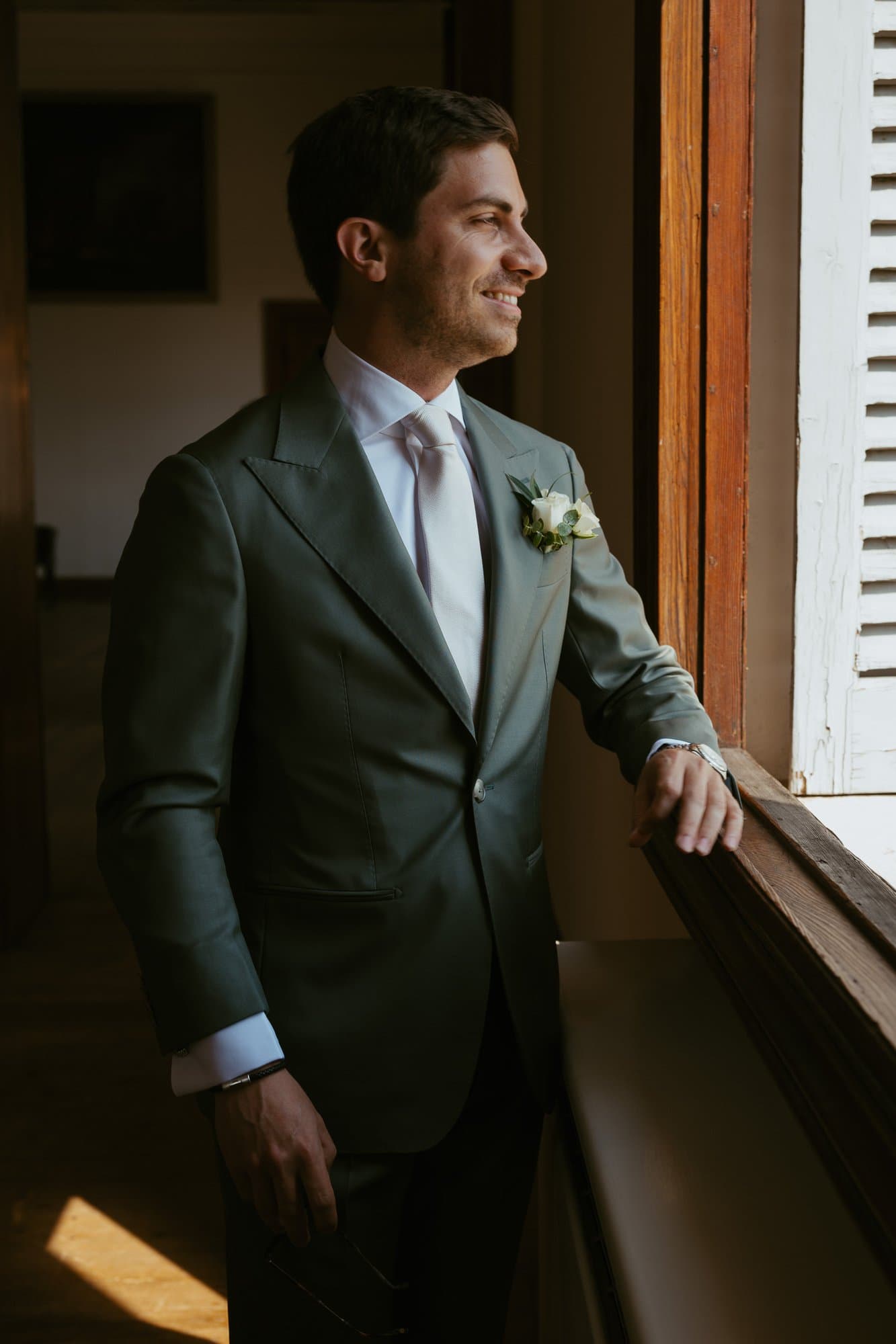 Guests celebrating at a destination wedding