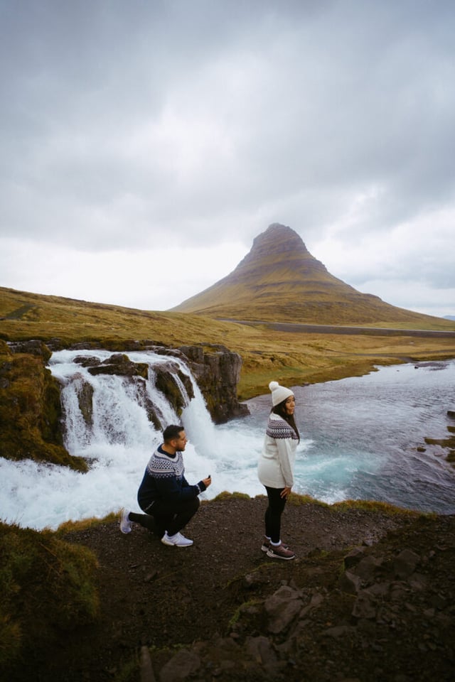 Antonio & Dora | Magical Proposal at Kirkjufell, Iceland