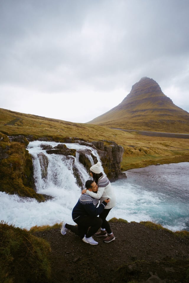 Antonio & Dora | Magical Proposal at Kirkjufell, Iceland