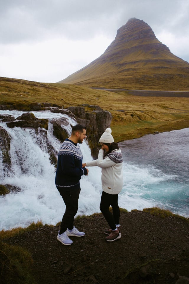 Antonio & Dora | Magical Proposal at Kirkjufell, Iceland
