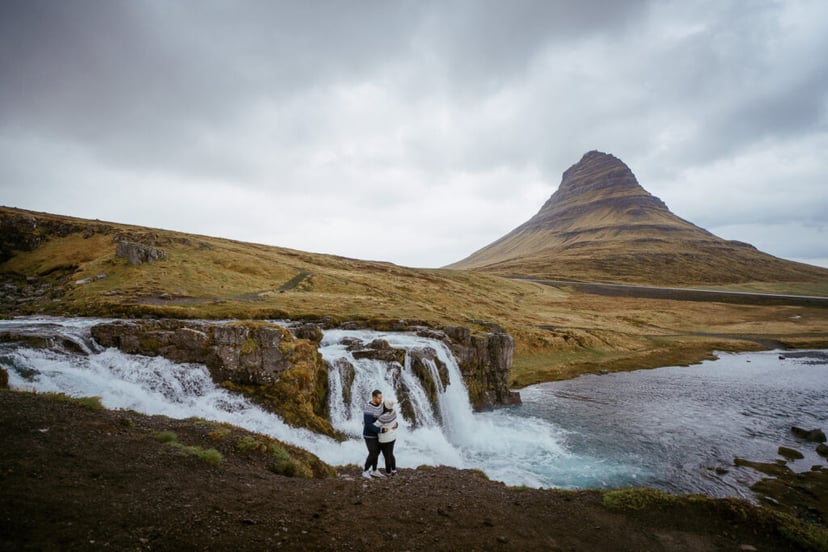 Antonio & Dora | Magical Proposal at Kirkjufell, Iceland