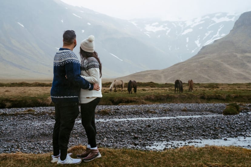 Antonio & Dora | Magical Proposal at Kirkjufell, Iceland