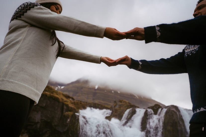 Antonio & Dora | Magical Proposal at Kirkjufell, Iceland