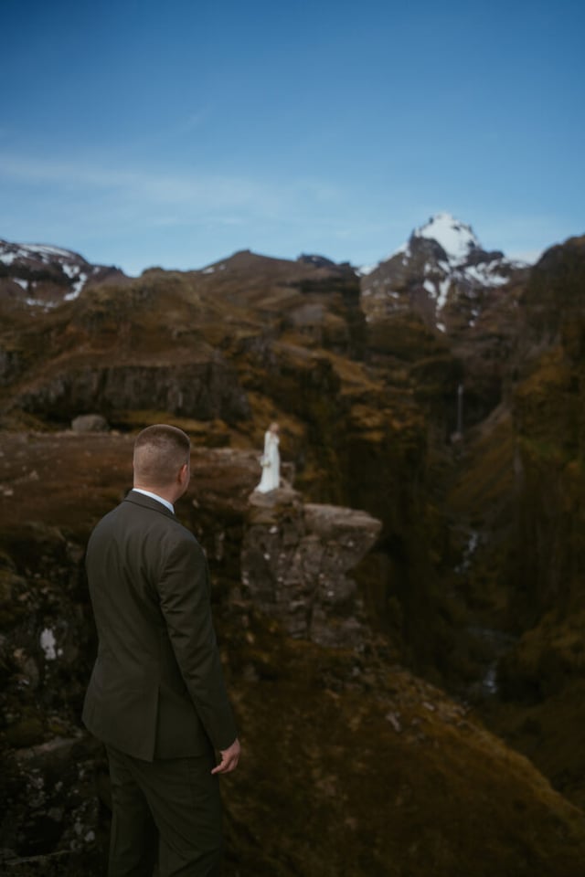 Iceland Vow Renewal Photos – Múlagljúfur Canyon in May