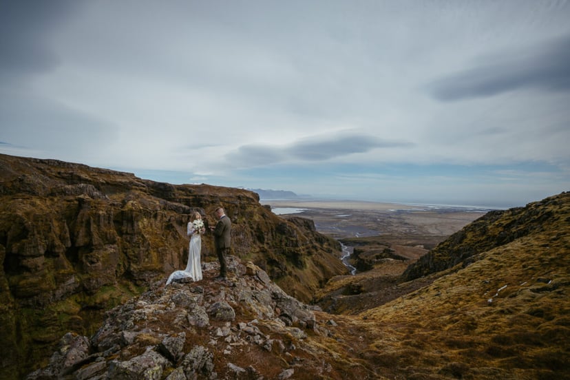 Iceland Vow Renewal Photos – Múlagljúfur Canyon in May