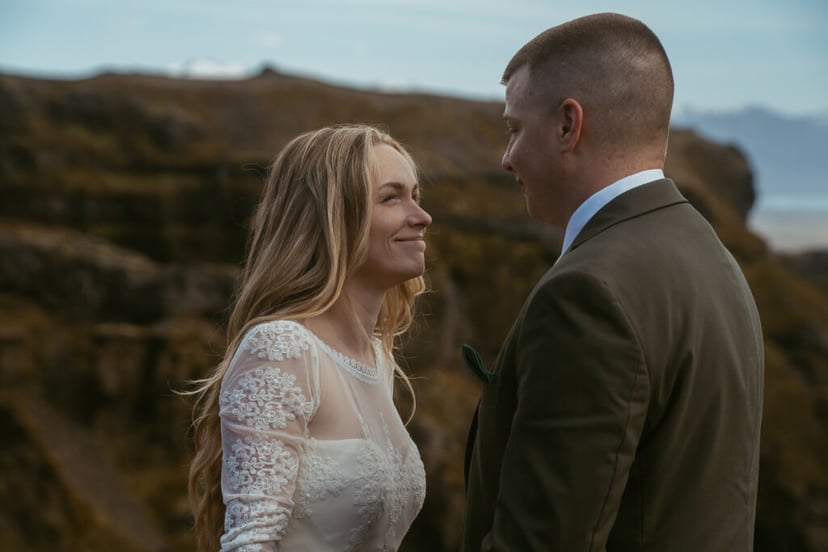 Iceland Vow Renewal Photos – Múlagljúfur Canyon in May