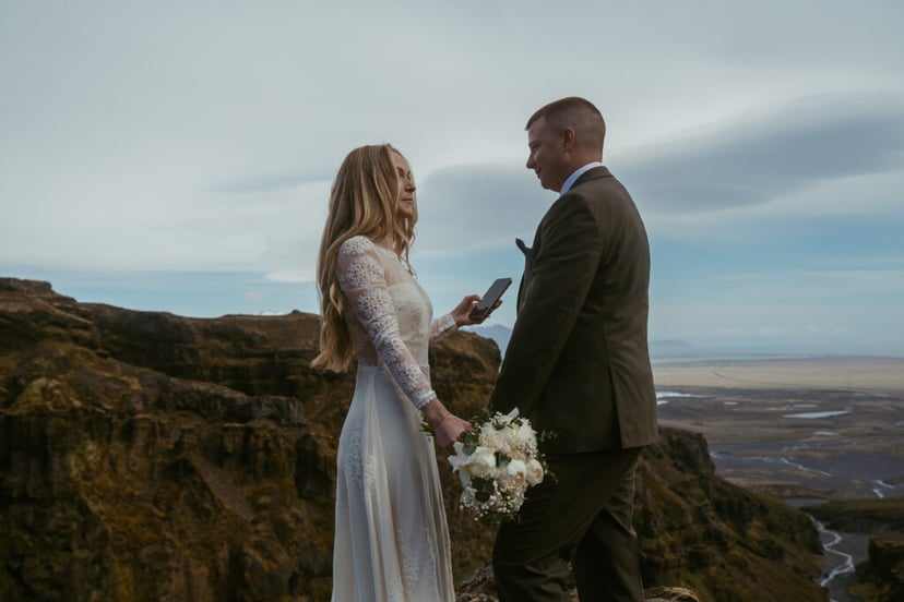 Iceland Vow Renewal Photos – Múlagljúfur Canyon in May
