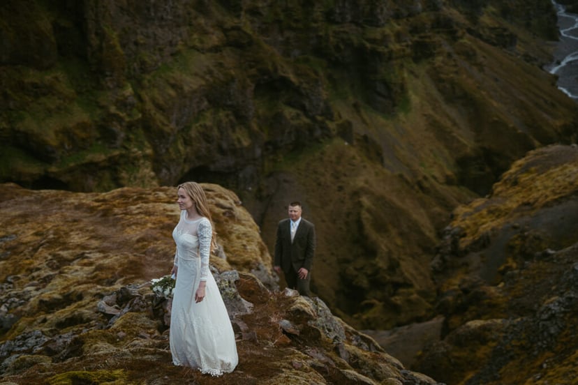 Iceland Vow Renewal Photos – Múlagljúfur Canyon in May