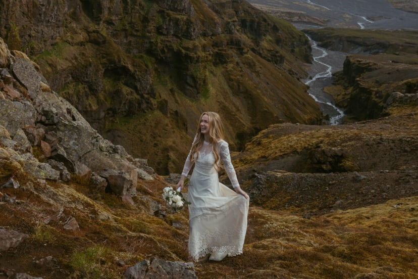 Iceland Vow Renewal Photos – Múlagljúfur Canyon in May
