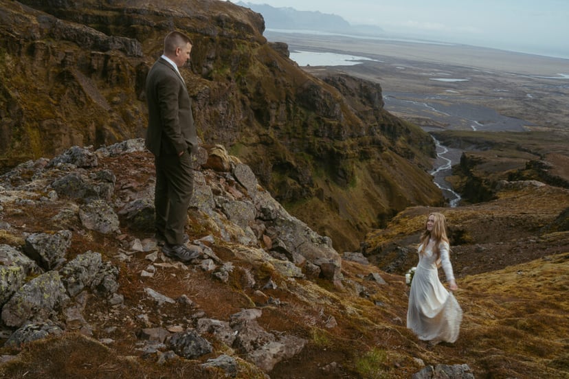 Iceland Vow Renewal Photos – Múlagljúfur Canyon in May