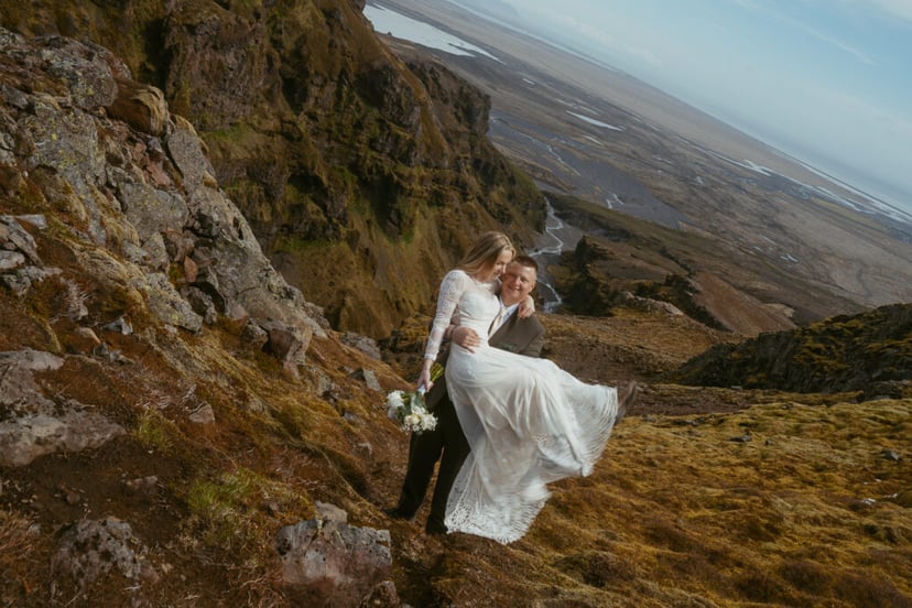 Iceland Vow Renewal Photos – Múlagljúfur Canyon in May