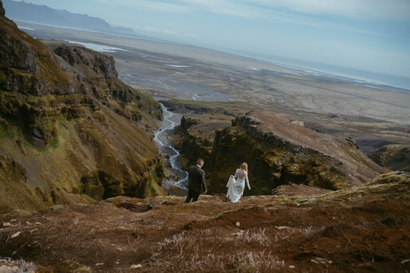 Iceland Vow Renewal Photos – Múlagljúfur Canyon in May