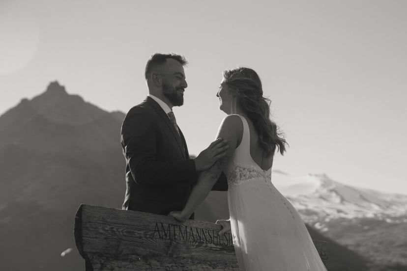 Iceland Wedding Photos on Snæfellsnes – Waterfalls, Lava Fields & Fog