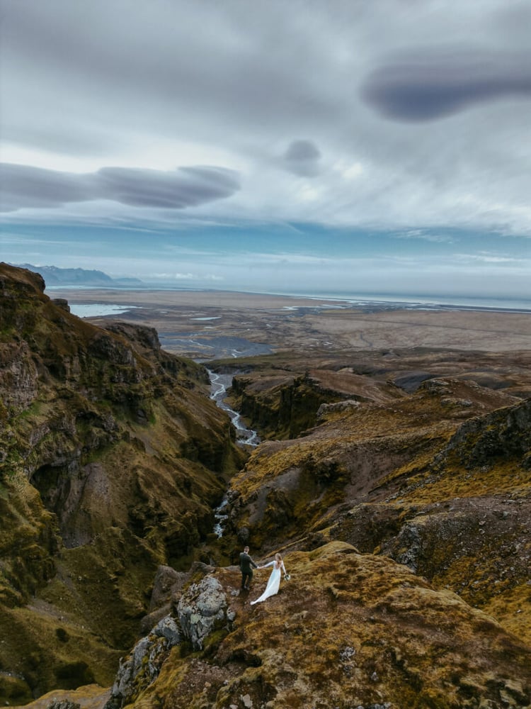 Iceland Vow Renewal Photos – Múlagljúfur Canyon in May