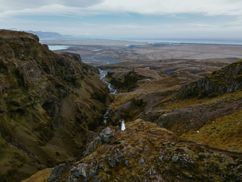 Iceland Vow Renewal Photos – Múlagljúfur Canyon in May