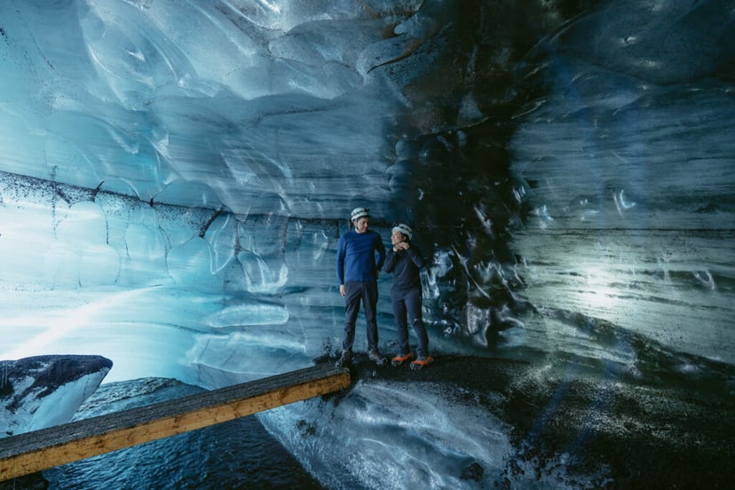 Brandon & Diana | Iceland Proposal at Katla Ice Cave