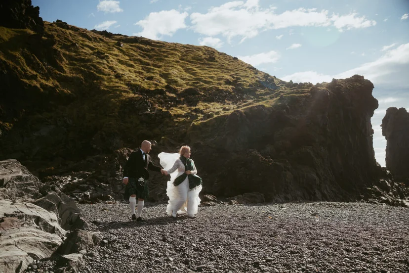 Lauren & Jason — Snæfellsnes Peninsula Wedding at Búðir