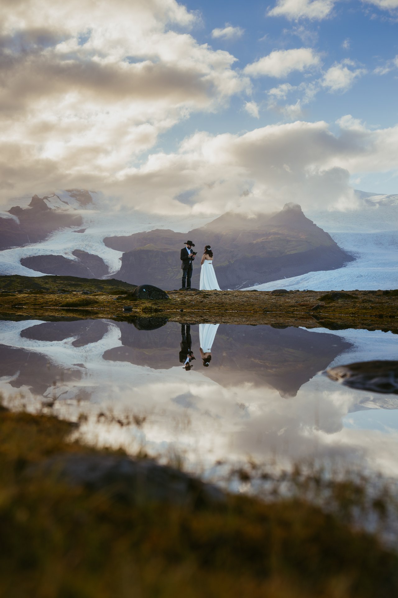 Iceland adventure elopement photography